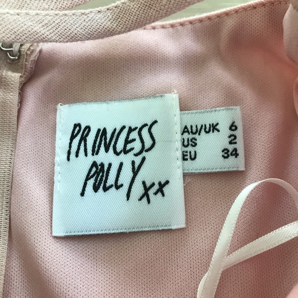 Princess polly cottage hill mini dress in blush sz 2 - Picture 6 of 9